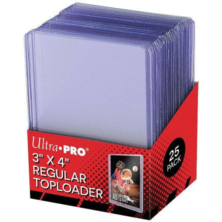 Ultra Pro 3" x 4" Regular Toploaders (25)