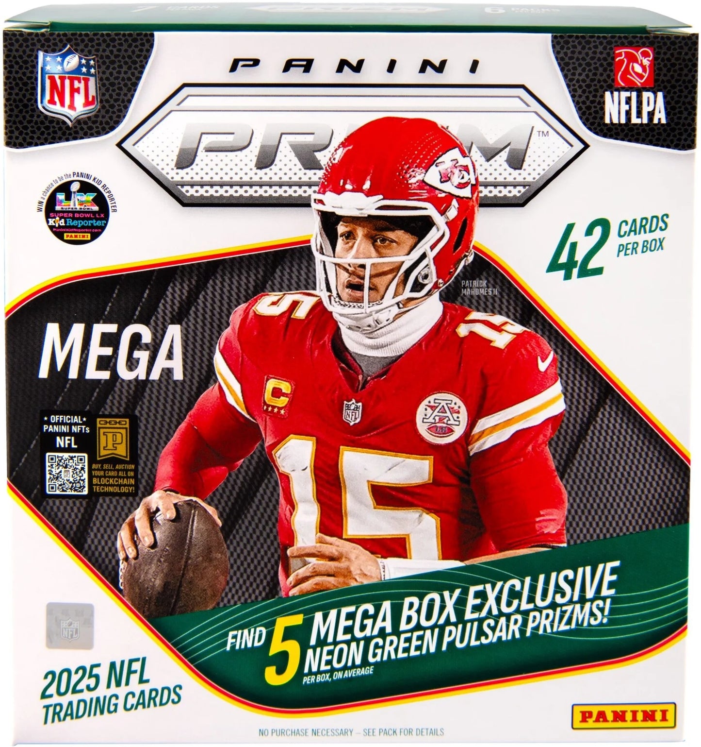 Panini Prizm Football 2025 NPP Mega Box