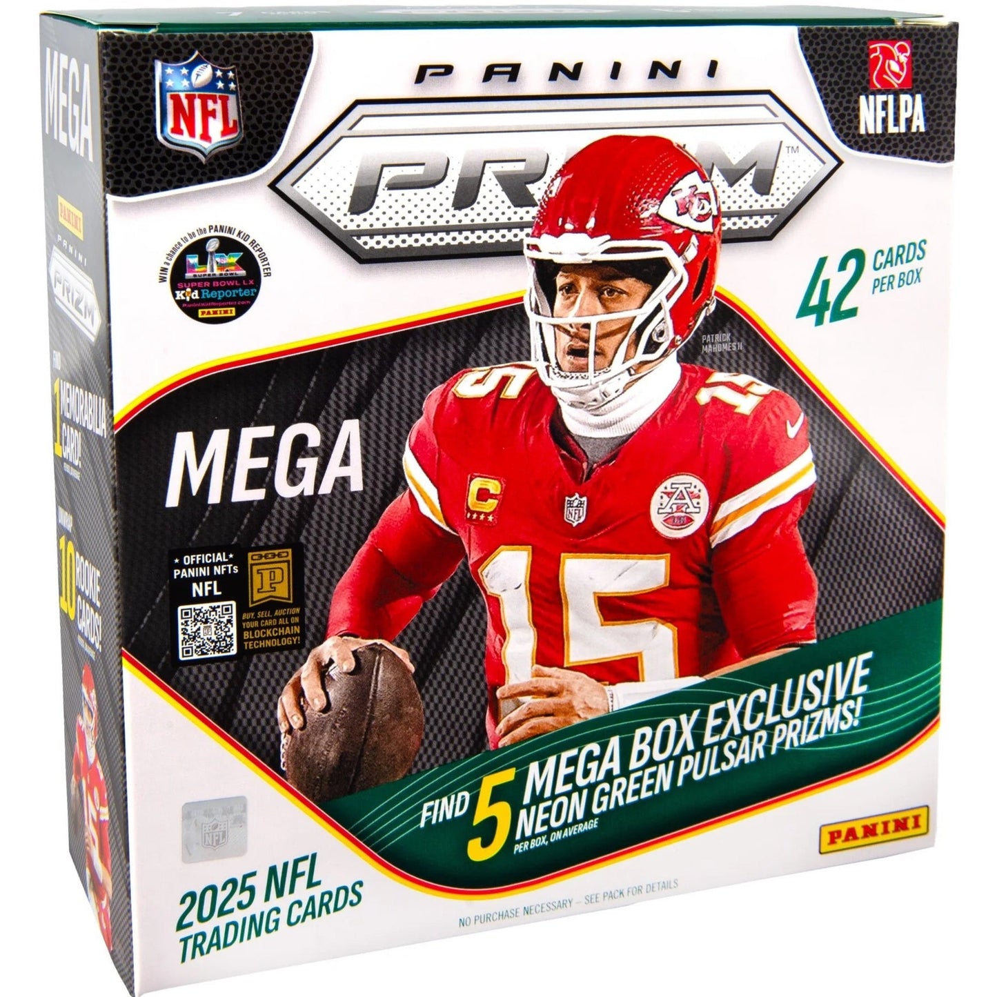 Panini Prizm Football 2025 NPP Mega Box