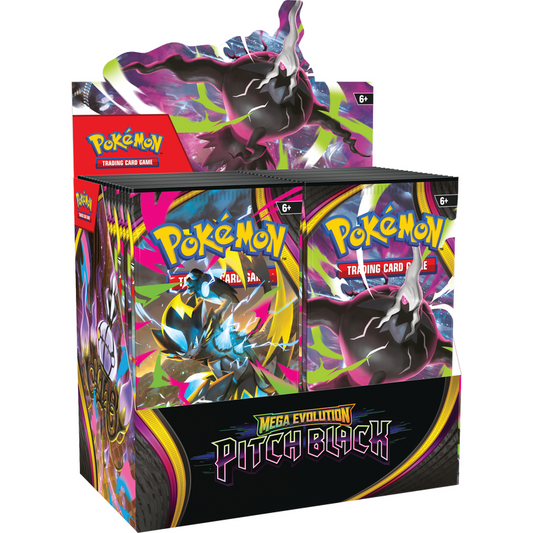 Pokemon TCG: Mega Evolution Pitch Black Booster Box (Damaged outer box - seal intact)