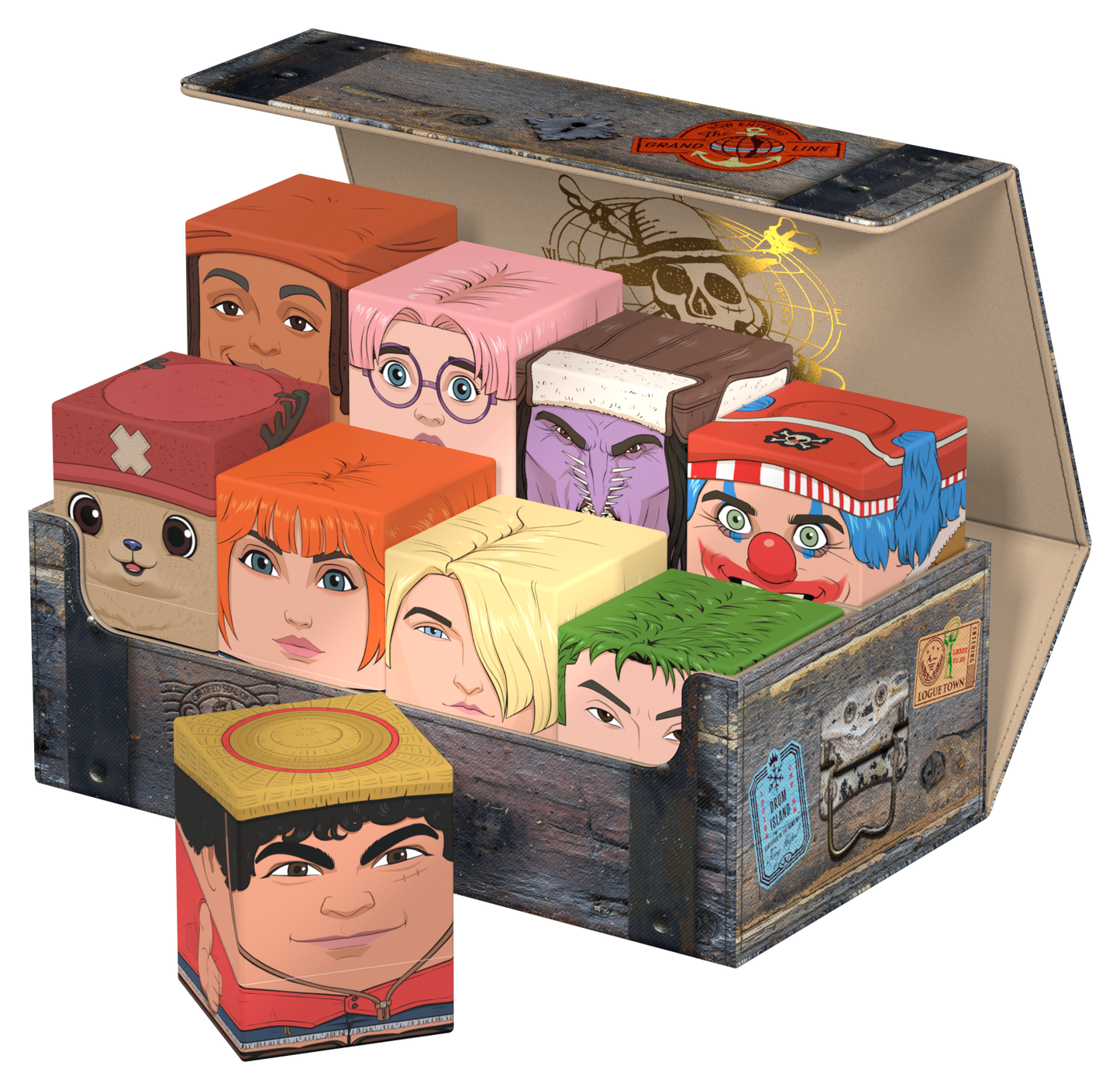 Squaroes Netflix One Piece Wooden Chest Collectors Case