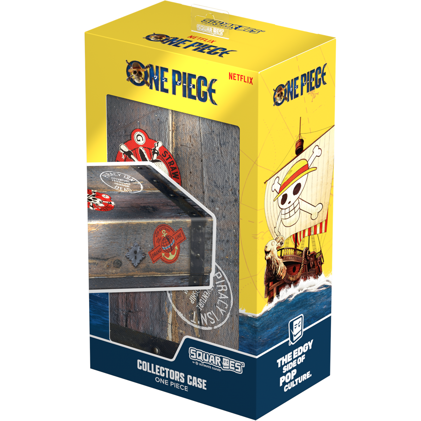 Squaroes Netflix One Piece Wooden Chest Collectors Case