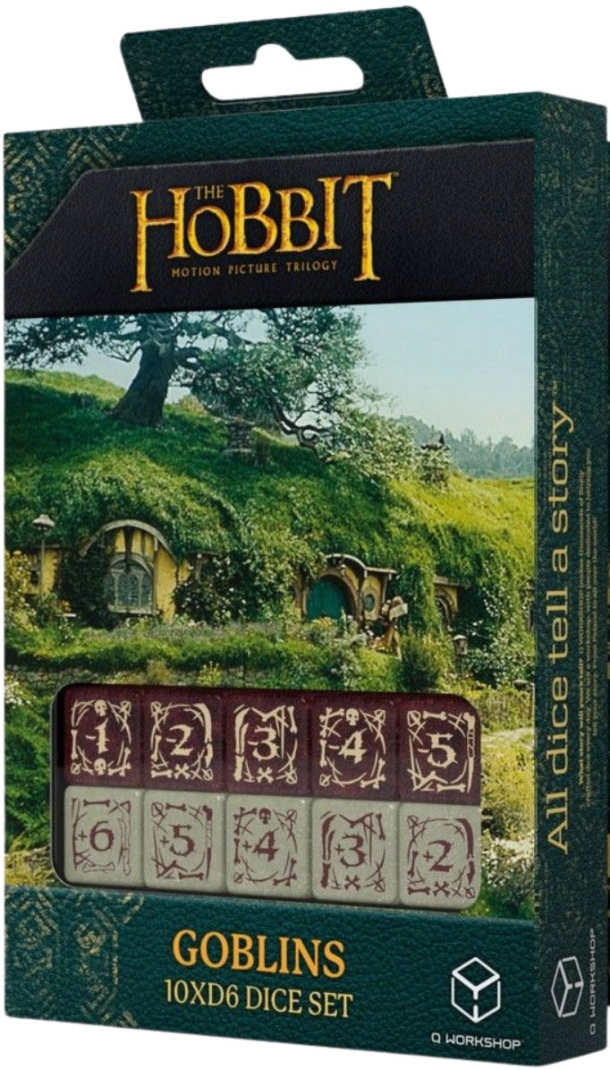 The Hobbit TCG 10x D6 Goblins Dice Set