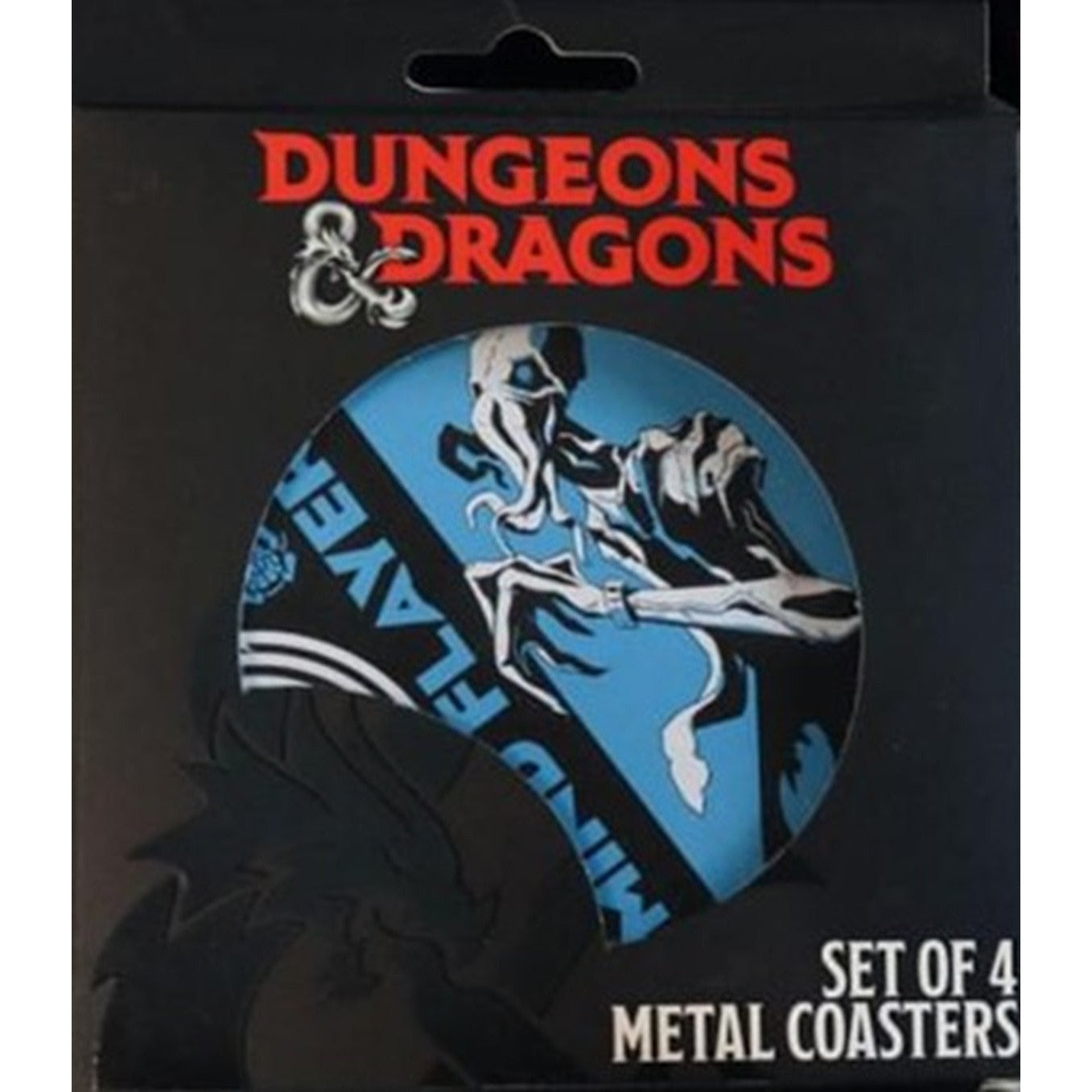 Dungeons & Dragons Monsters 4 Piece Metal Drink Coaster Set