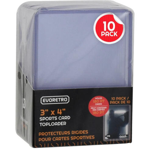 Evoretro 180pt 3x4" Toploaders (10 pack)