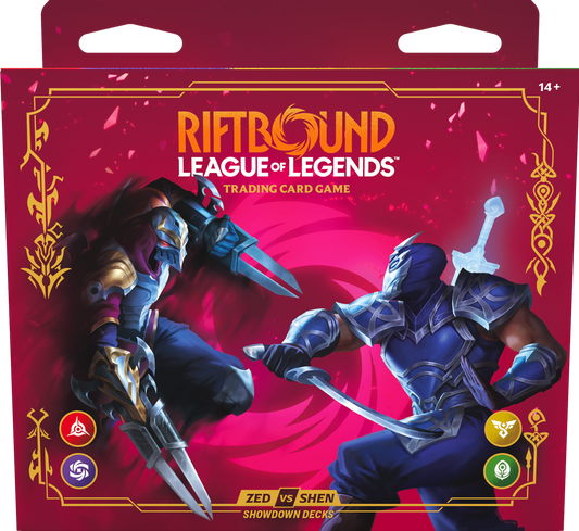 Riftbound League of Legends TCG Vendetta Zed vs. Shen Showdown Deck