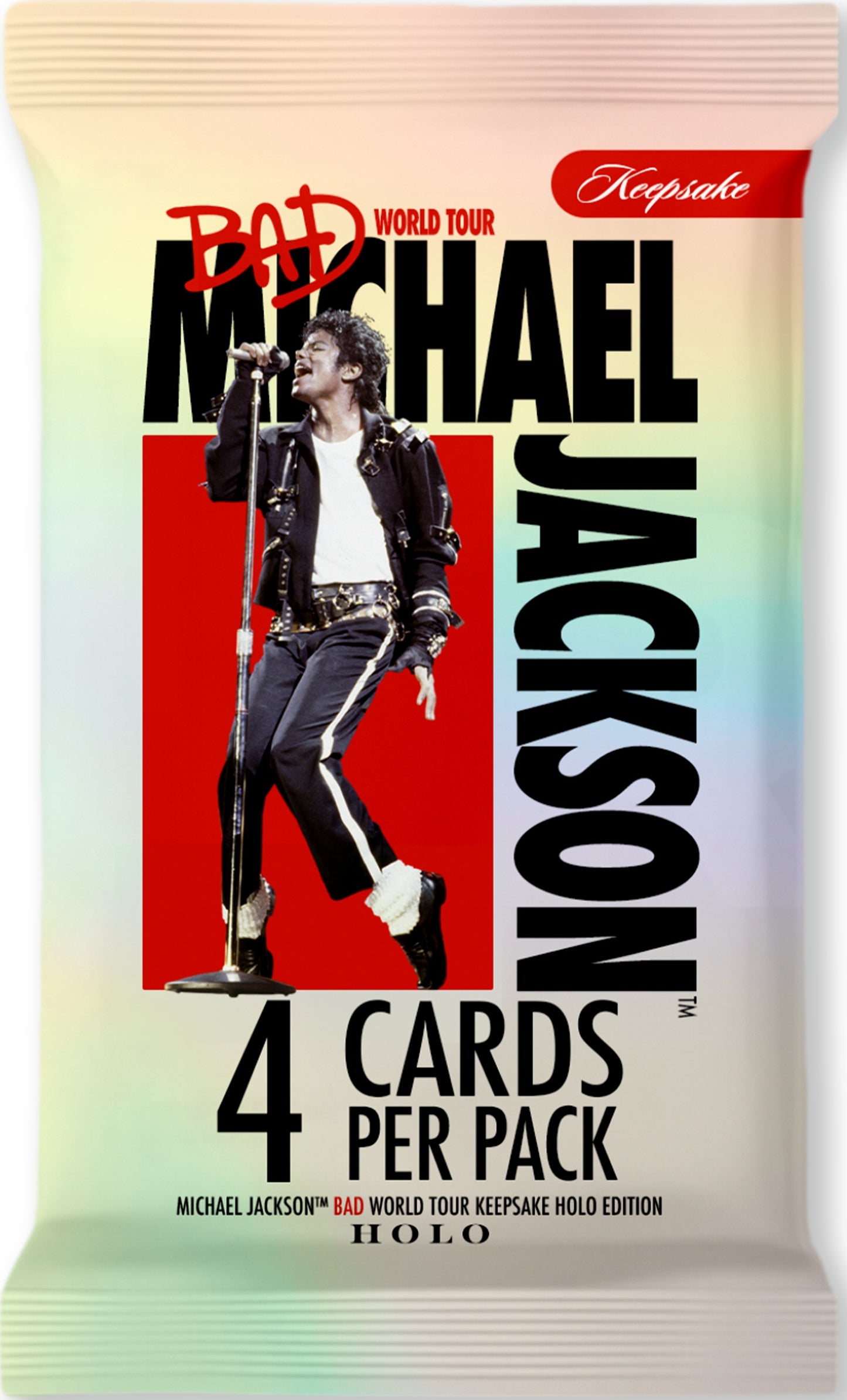 Keepsake Michael Jackson Bad World Tour Holo Breaker Edition