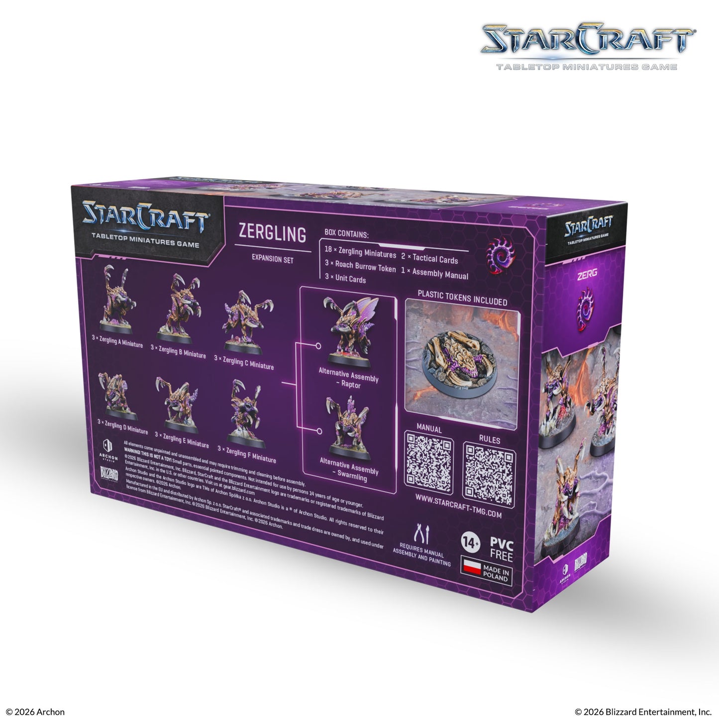 StarCraft: Tabletop Miniatures Game - Zerg Zergling Expansion Set