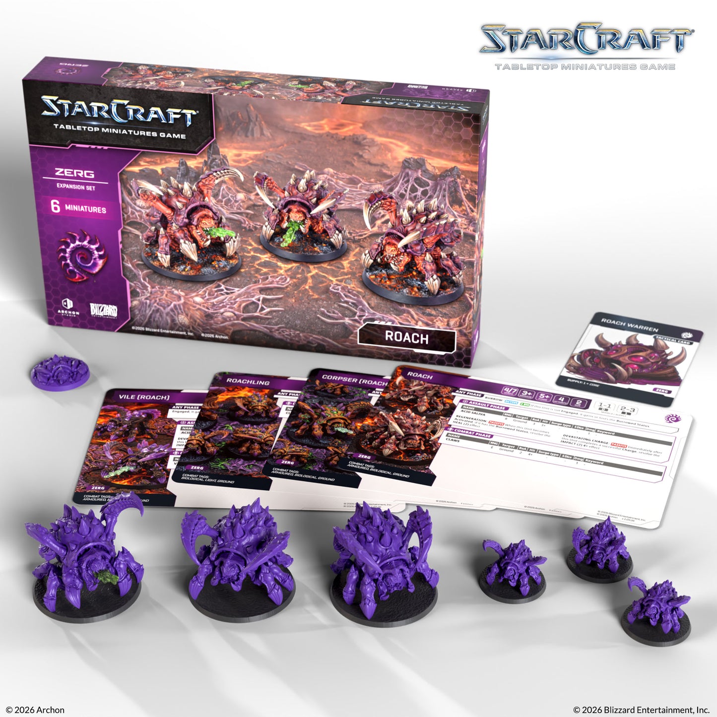 StarCraft: Tabletop Miniatures Game - Zerg Roach Expansion Set