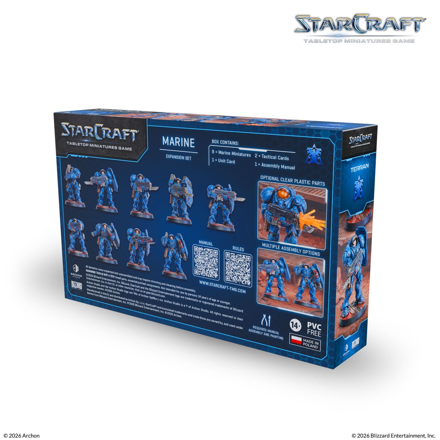 StarCraft: Tabletop Miniatures Game - Terran: Marine Expansion Set