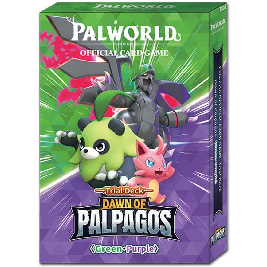Palworld Dawn of Palpagos Green/Purple Trial Deck