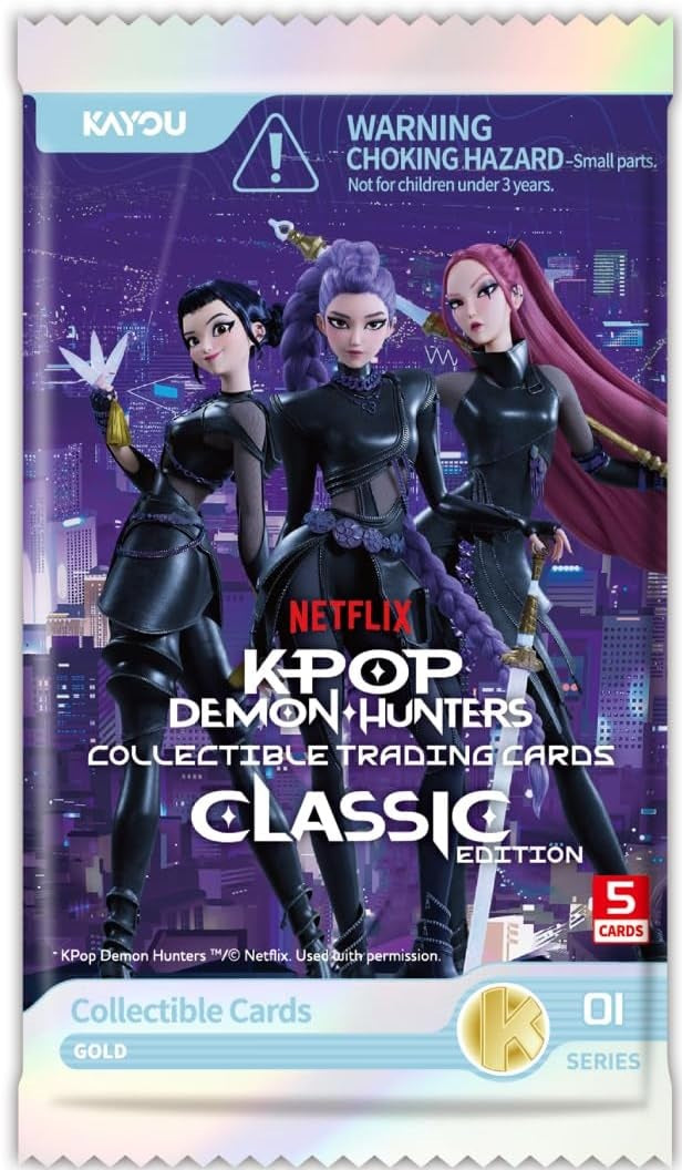 Kpop Demon Hunters Collectible Cards Classic Edition Series 1 Booster Pack