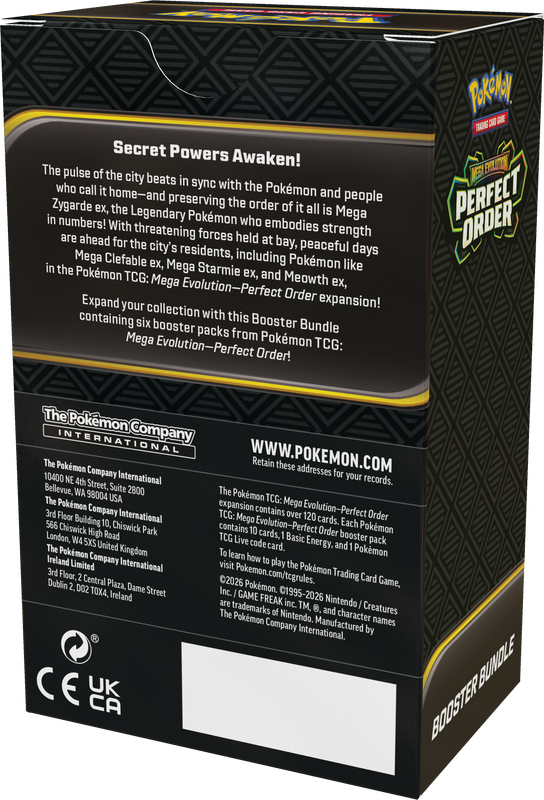 Pokemon TCG: Mega Evolution Perfect Order Booster Bundle