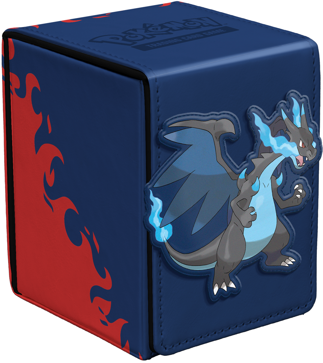 Ultra Pro Alcove Flip Deck Box 100+ Pokemon Mega Charizard X