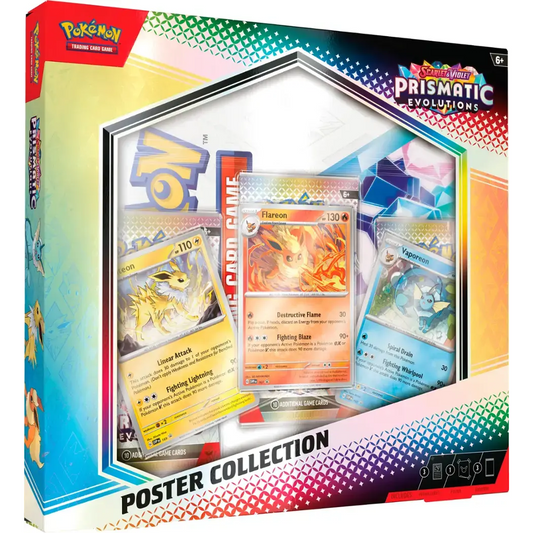 Pokemon TCG: Scarlet & Violet Prismatic Evolutions Poster Collection