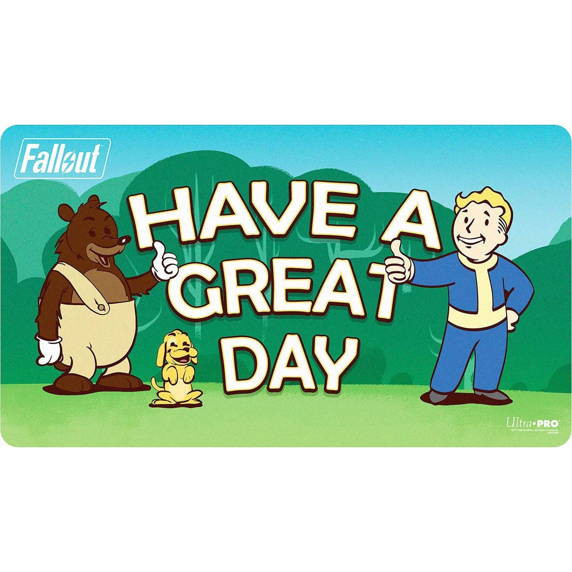 Ultra Pro Playmat Fallout Vaultboy Have A Great Day