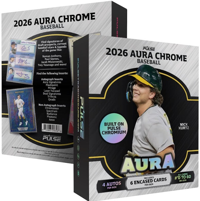 Pulse Aura Chrome Baseball 2026 Hobby Box