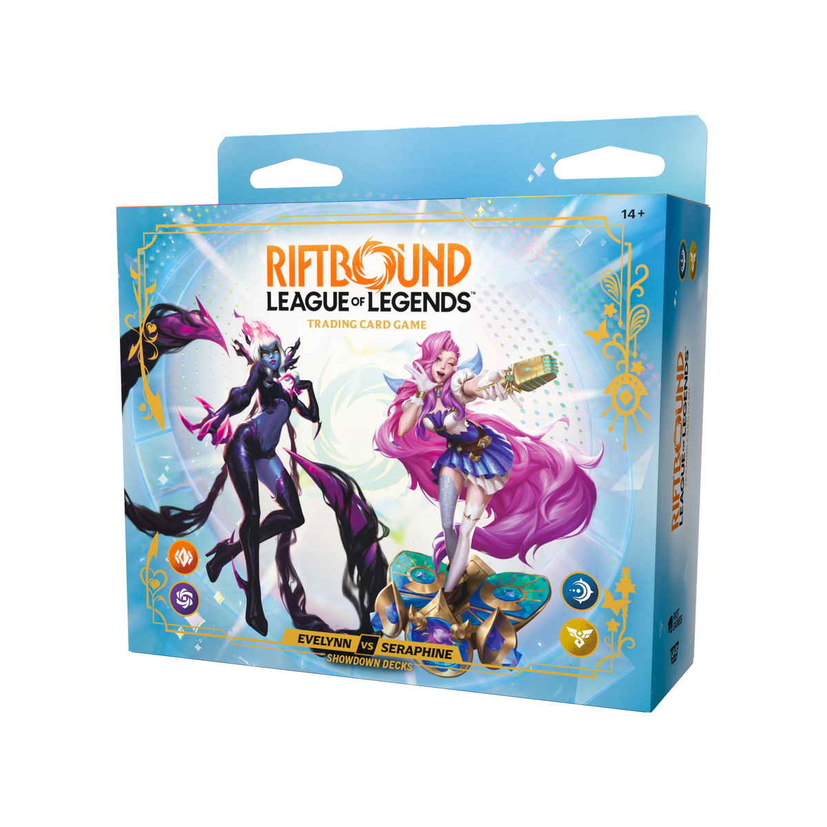 Riftbound League of Legends TCG Radiance Showdown Deck Evelynn vs. Seraphine