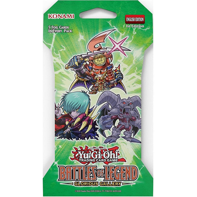 Yu-Gi-Oh! Battles of Legend Glorious Gallery Sleeved Booster
