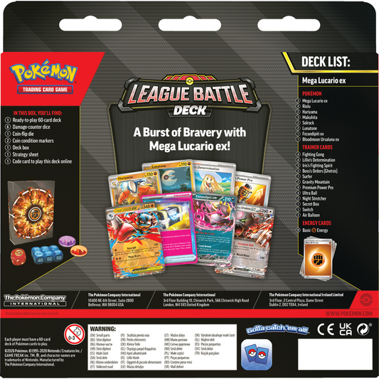 Pokemon TCG: League Battle Deck Mega Lucario Ex