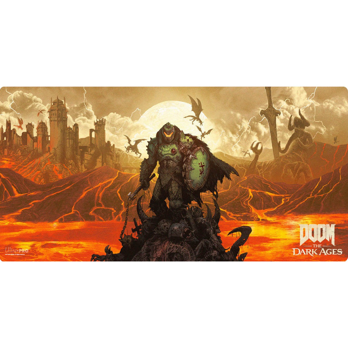 Ultra Pro Extended Playmat Doom Dark Ages 1