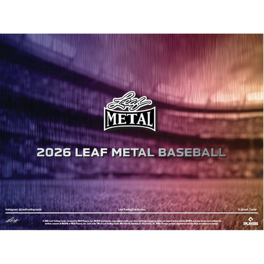 Leaf Metal Baseball 2026 Hobby Box