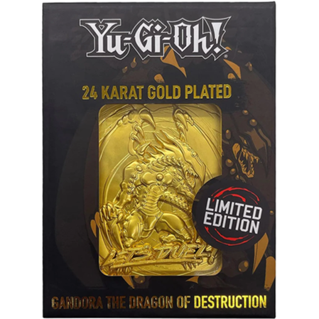 Yu-Gi-Oh! Limited Edition 24k Gold Plated Metal Cards