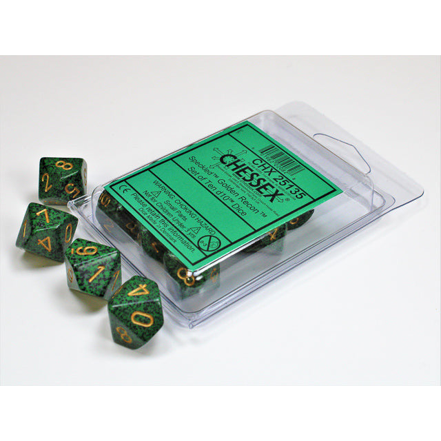Chessex Speckled 10D10 (Various Colours)