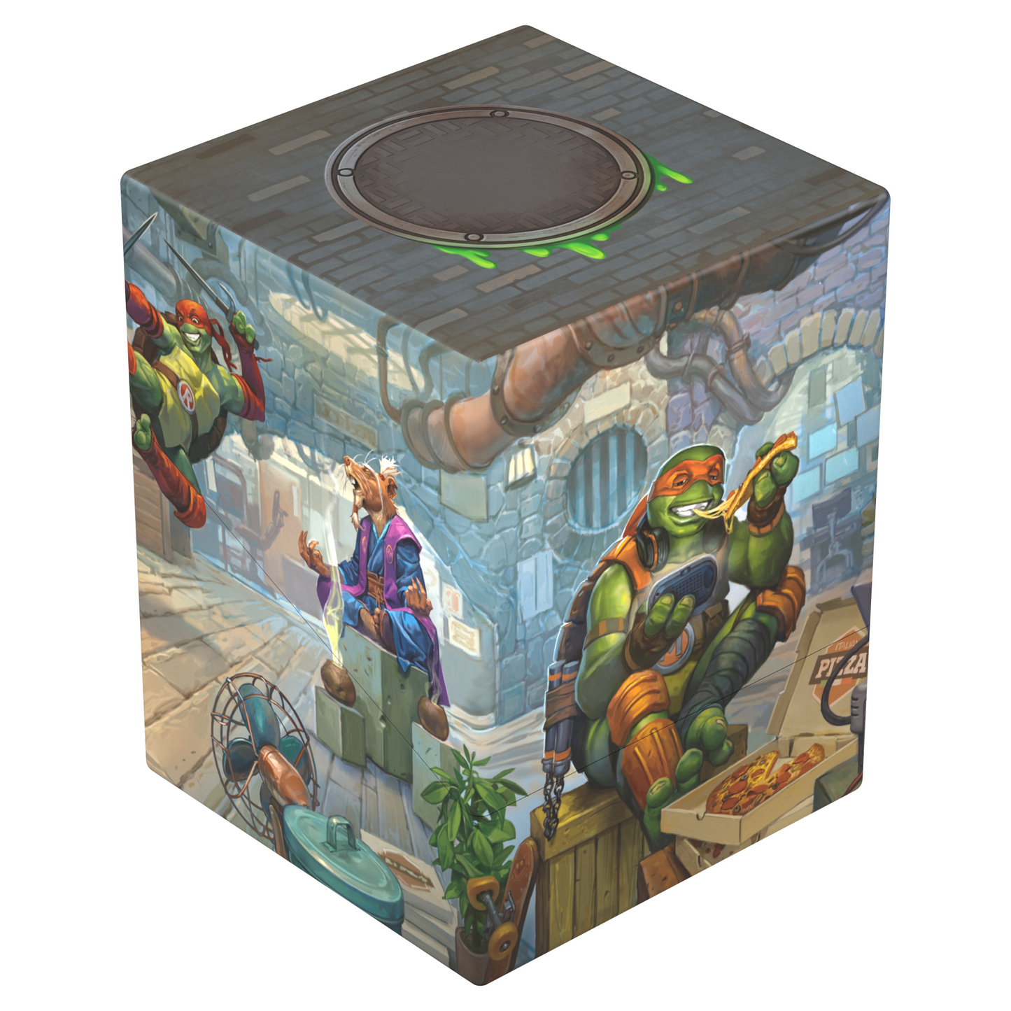 Ultimate Guard RTE Deck Case Boulder 100+ MTG Teenage Mutant Ninja Turtles – Turtle Lair
