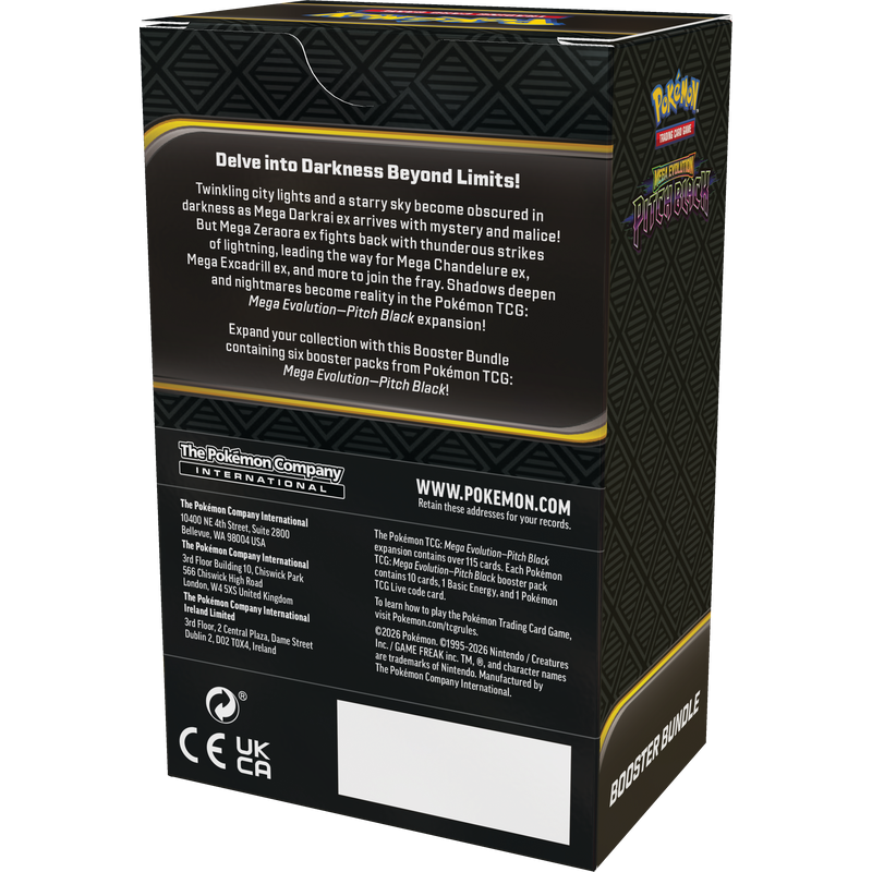 Pokemon TCG: Mega Evolution Pitch Black Booster Bundle