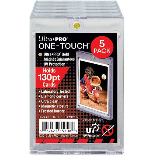 Ultra Pro One-Touch 130pt Magnetic Card Holder (5 Pack)