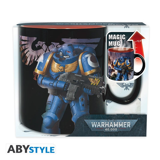 Warhammer 40K Mug Heat Change Ultramarine/Legion