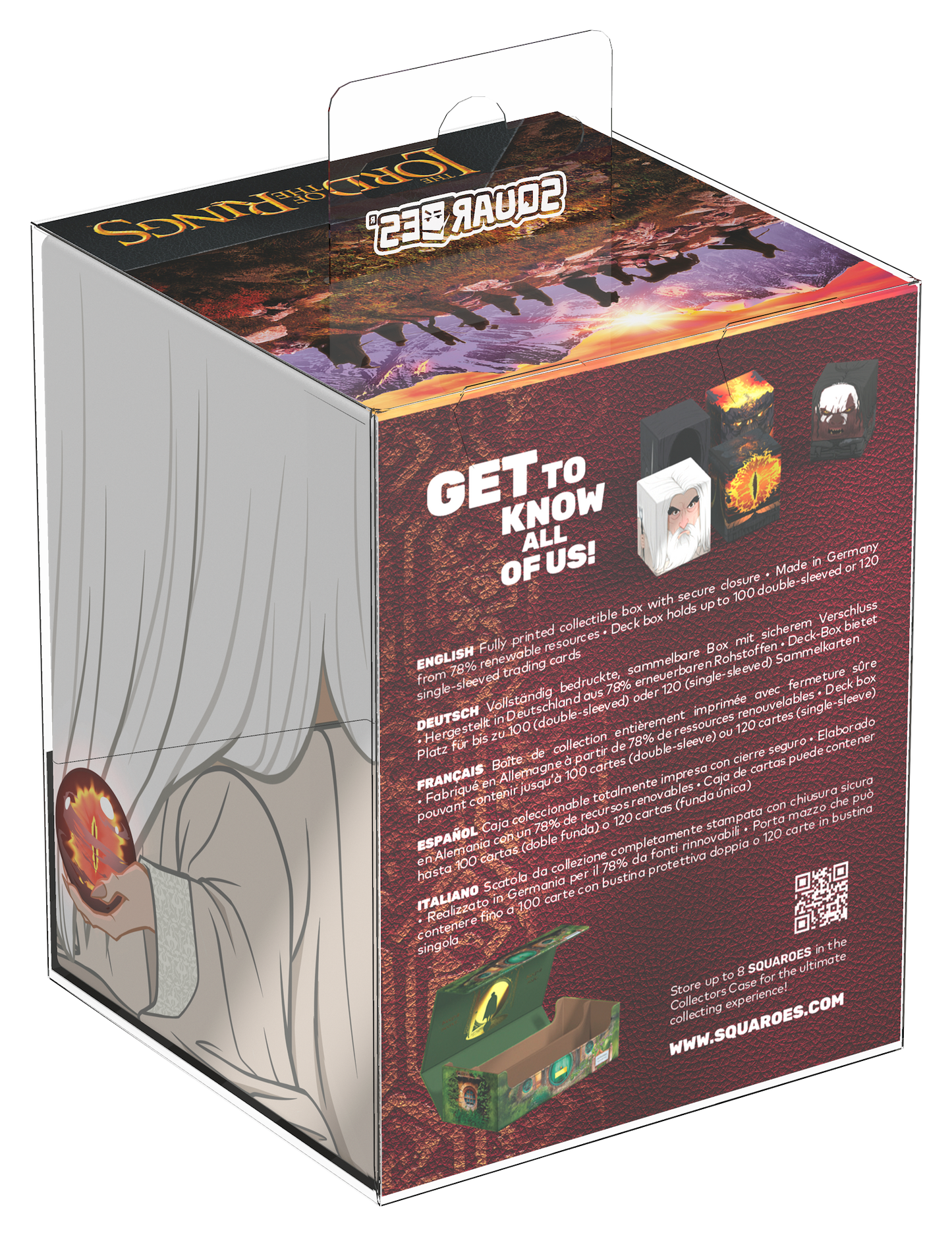 Squaroes Lord of the Rings Deck Boxes (Various Options)