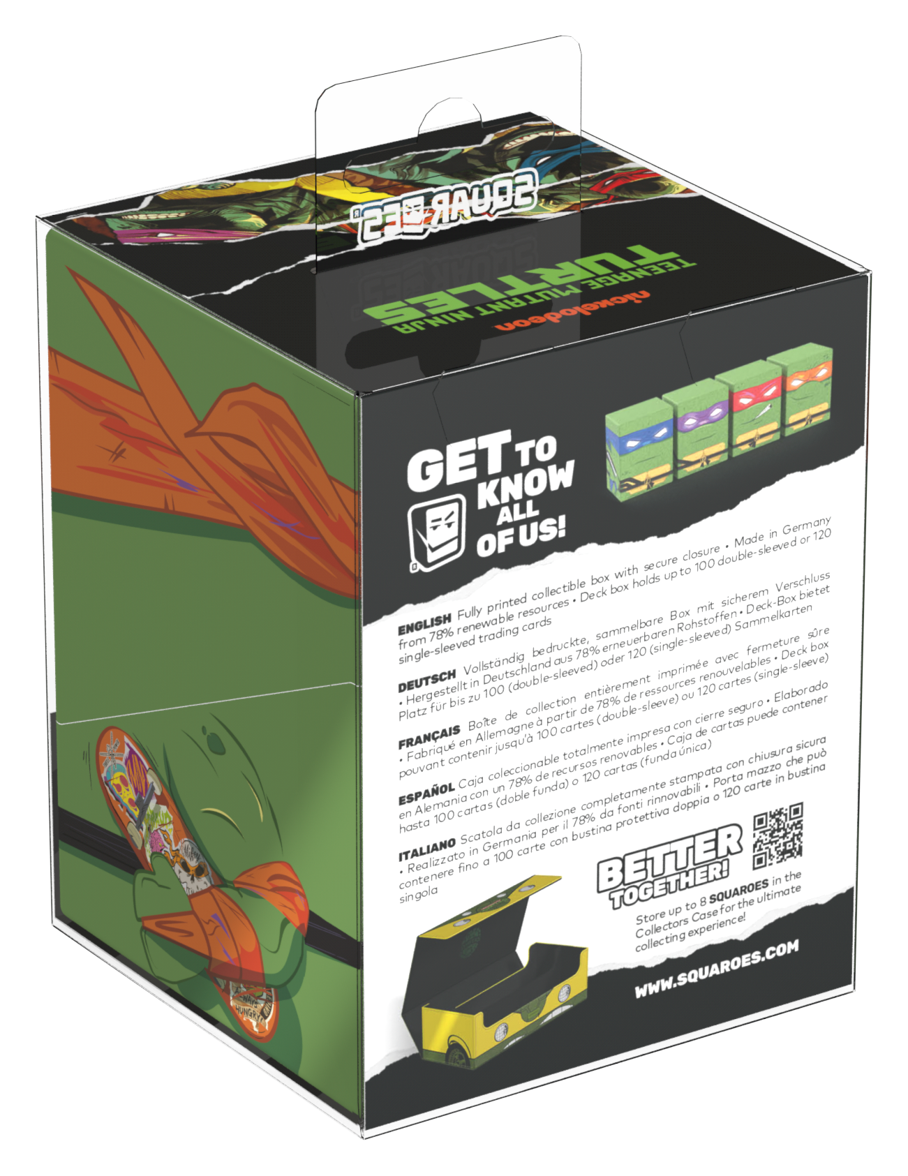 Squaroes TMNT Deck Boxes (Various Options)
