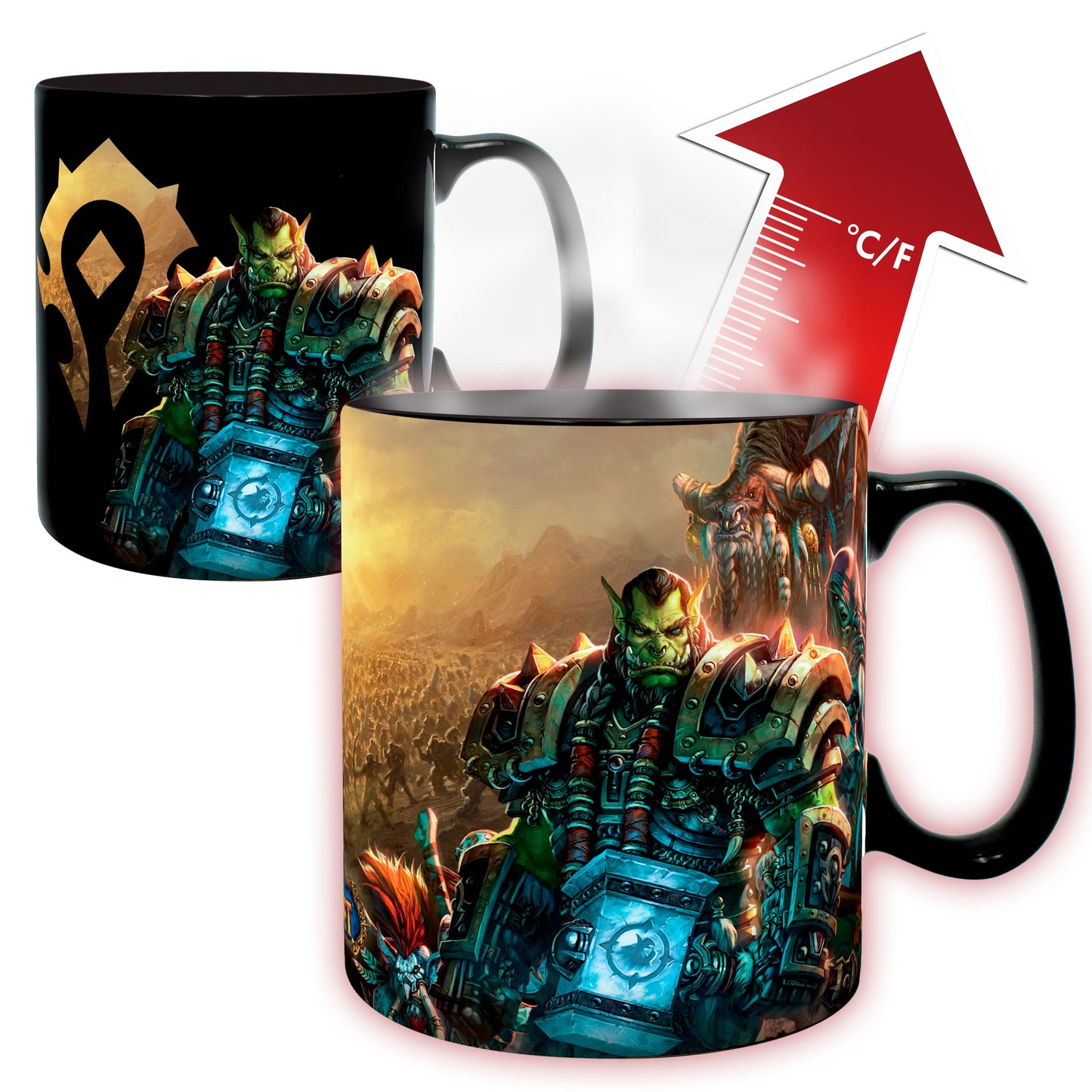 World of Warcraft Heat Change Mug Azeroth 460ml