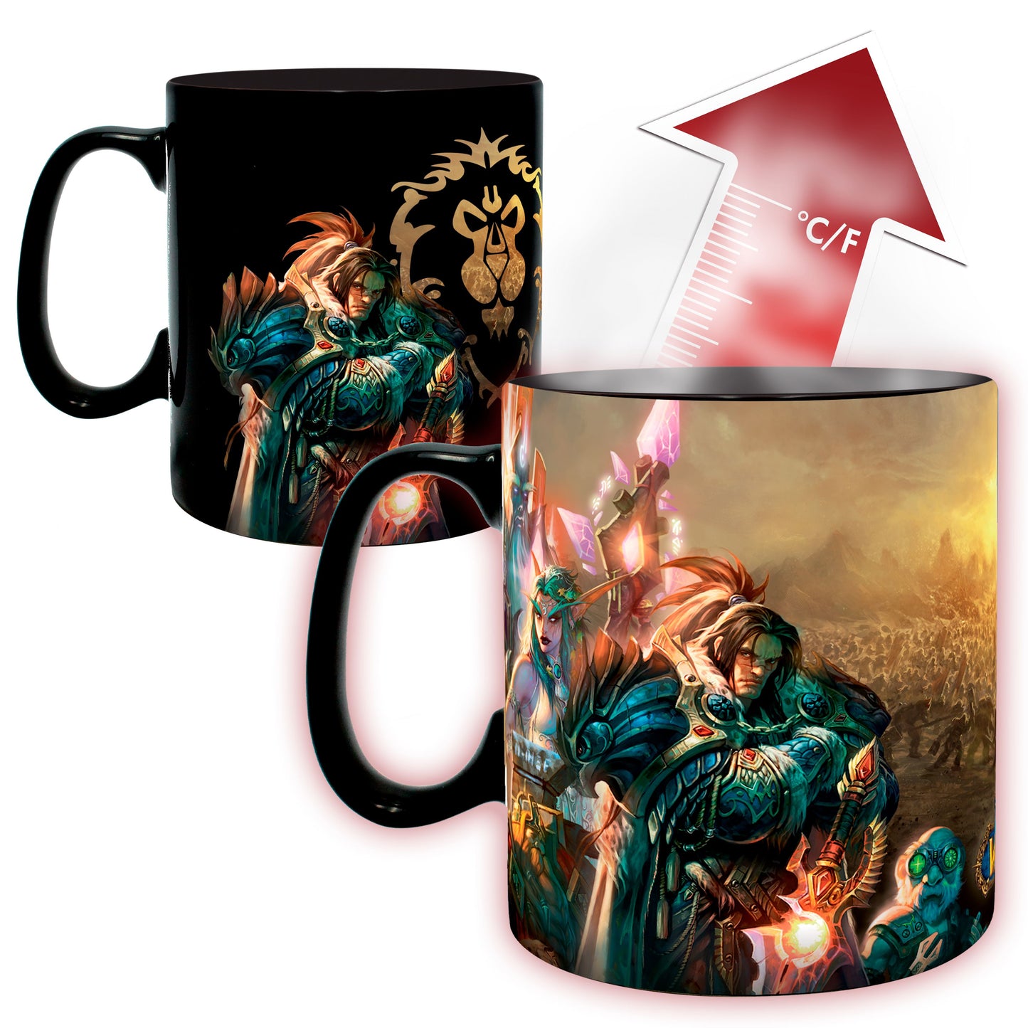 World of Warcraft Heat Change Mug Azeroth 460ml