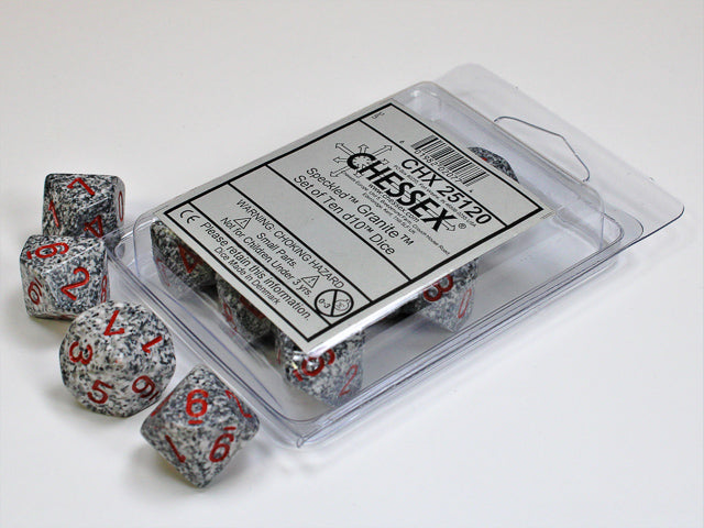 Chessex Speckled 10D10 (Various Colours)