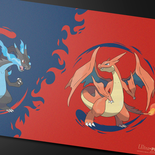Ultra Pro Playmat Pokemon Mega Charizard X & Mega Charizard Y
