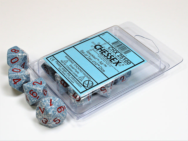 Chessex Speckled 10D10 (Various Colours)