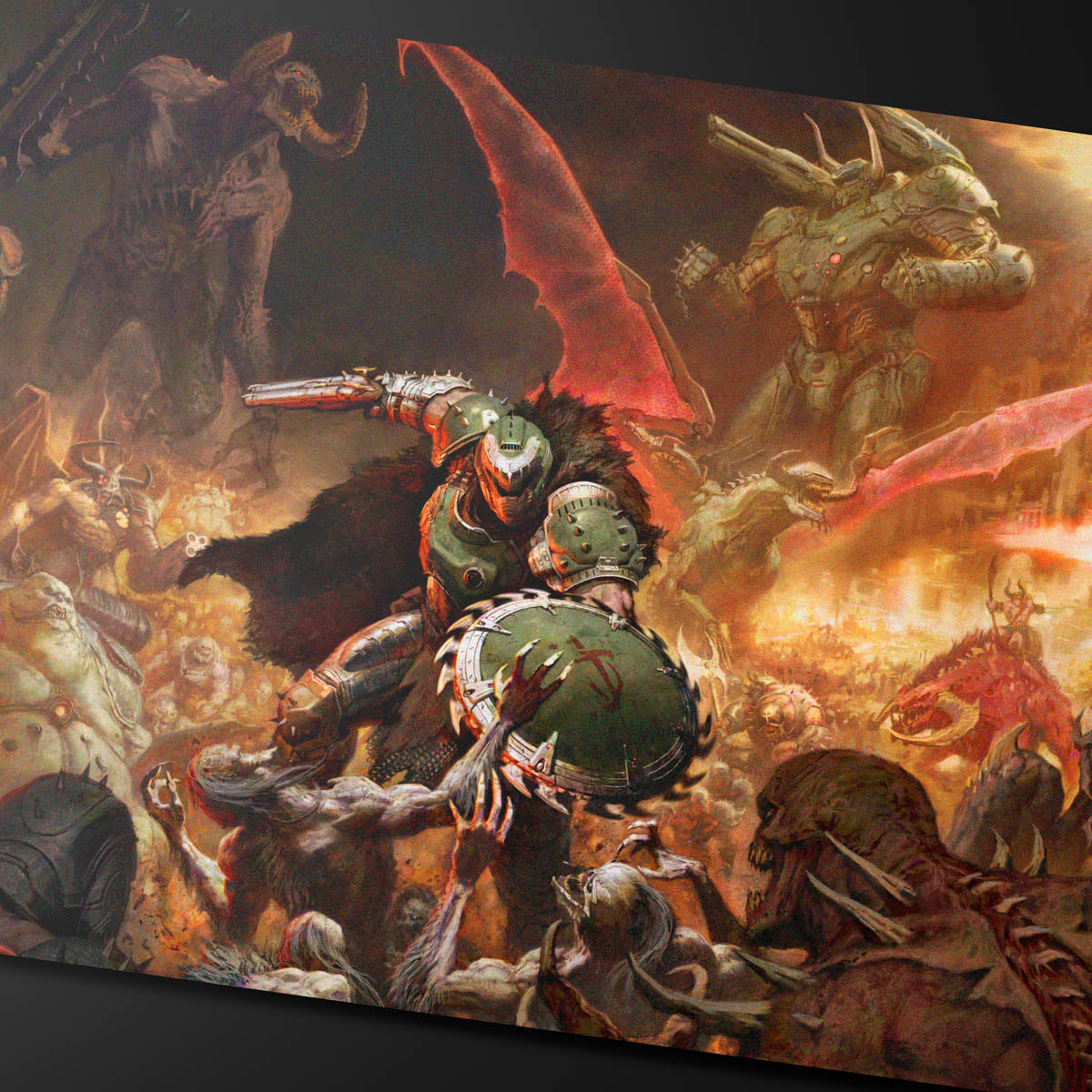 Ultra Pro Extended Playmat Doom Dark Ages 2