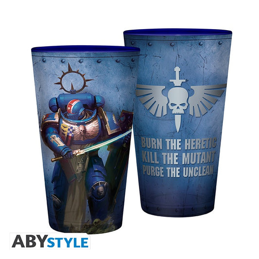 Warhammer 40K Ultramarine Glass (14oz)