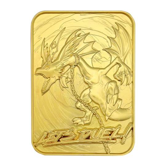 Yu-Gi-Oh! Limited Edition 24k Gold Plated Metal Cards