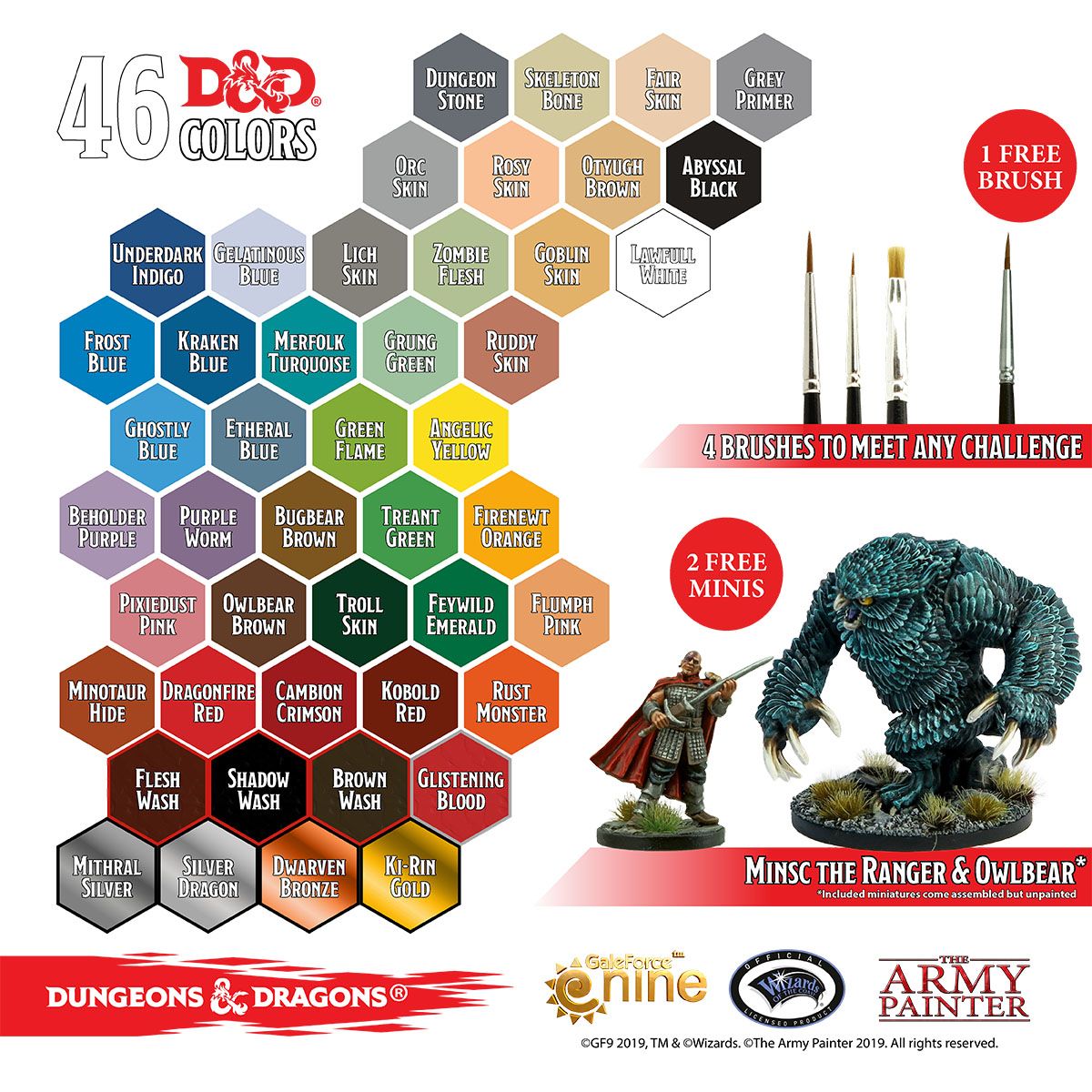 D&D Nolzur's Marvelous Pigments: Monsters Paint Set