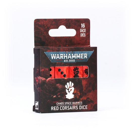Warhammer 40,000 - Chaos Space Marines: Red Corsairs Dice (PRE-ORDER RELEASES MAR 21ST)