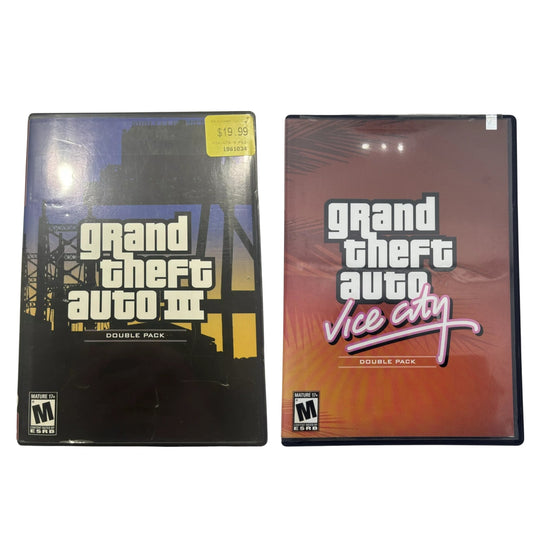 Grand Theft Auto Vice City + Grand Theft Auto 3 Double Pack (PS2)
