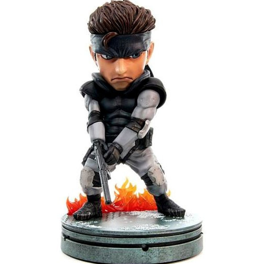 Metal Gear: Solid Snake SD 8" Painted Statue - New & Sealed in Box