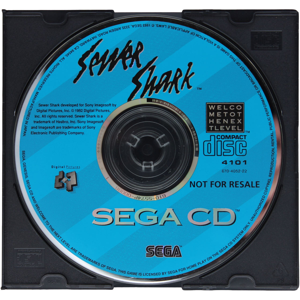 Sewer Shark [Not For Resale] (SegaCD)