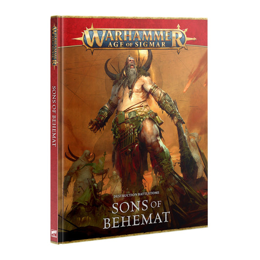 Warhammer Age of Sigmar - Battletome: Sons Of Behemat (English) (PRE-ORDER RELEASES SEPT 26TH)