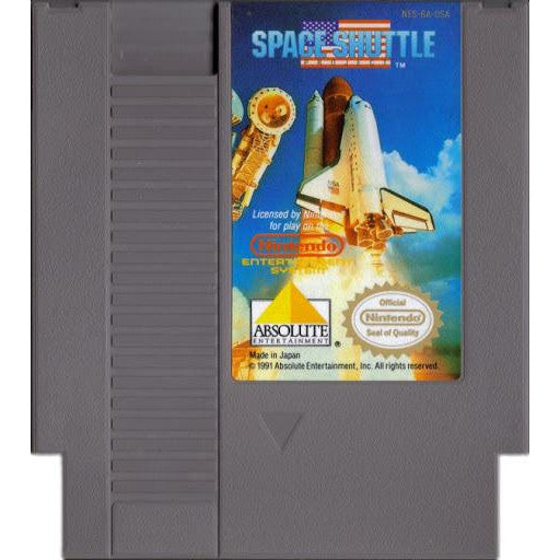 Nintendo Entertainment System game cartridge with 'Space Shuttle' packaging