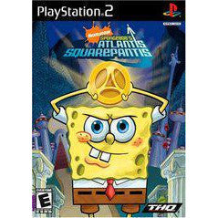 PlayStation 2 game cover featuring a character from 'SpongeBob SquarePants' with a blue background.